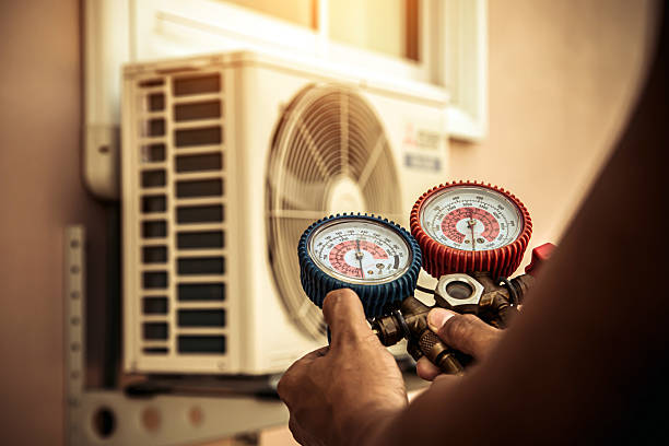 Professional Hvac Maintenance technician working in Reno, OH